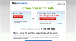 Desktop Screenshot of efzen.com