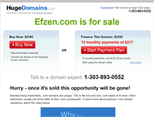 Tablet Screenshot of efzen.com